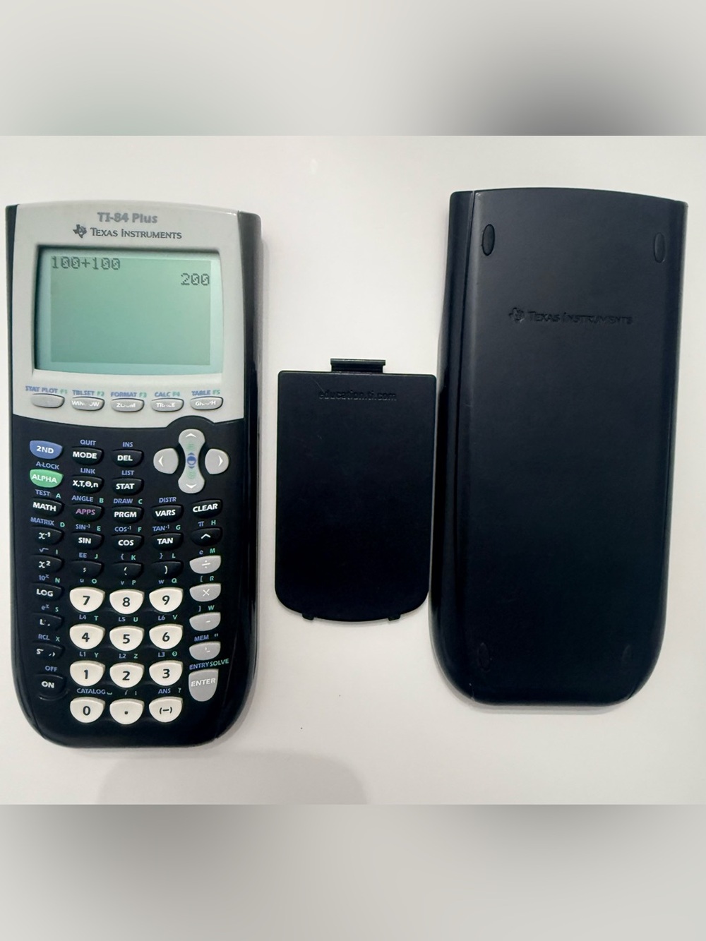 Texas Instruments TI-84 Plus Graphing Calculator w/ Cover Tested Working